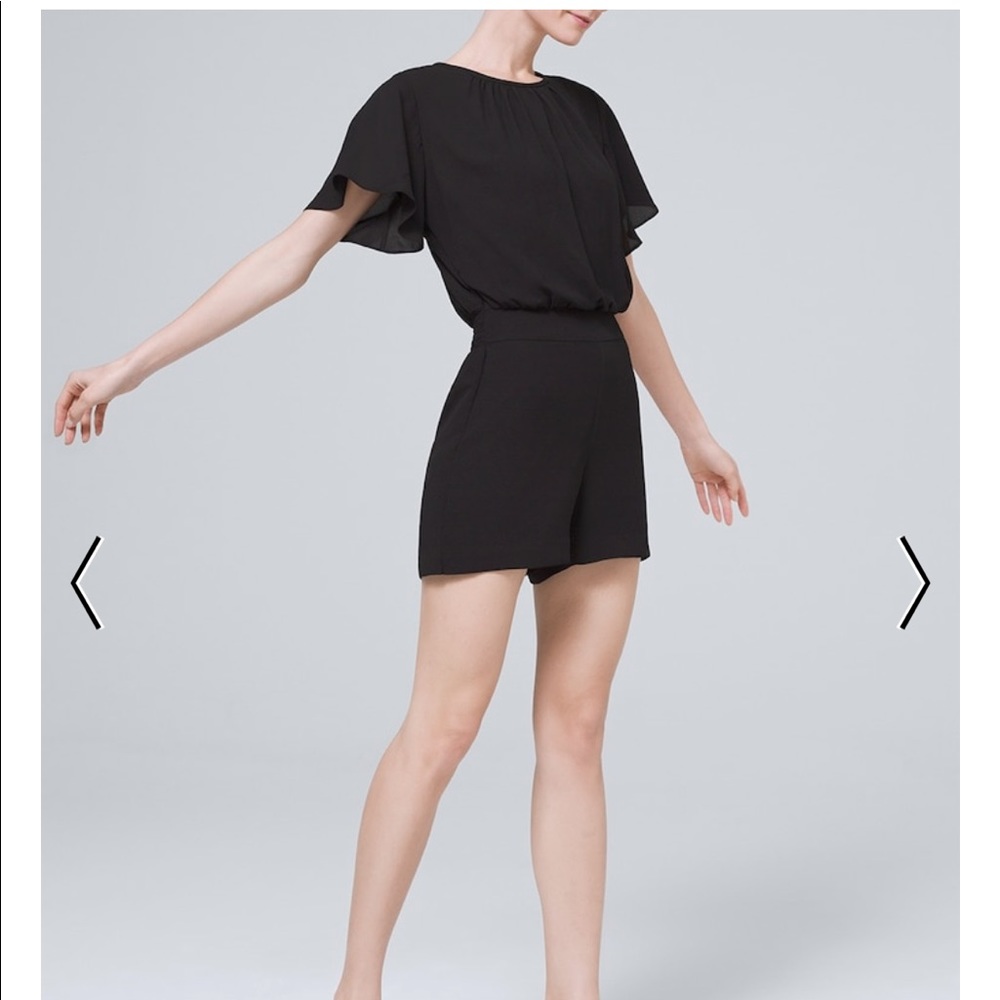 White house black market romper NWT 4